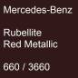 Preview: Mercedes-Benz, Rubellite Red Metallic, 660 / 3660.